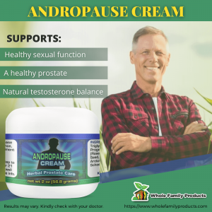Andropause Cream Benefits WFP Infographics